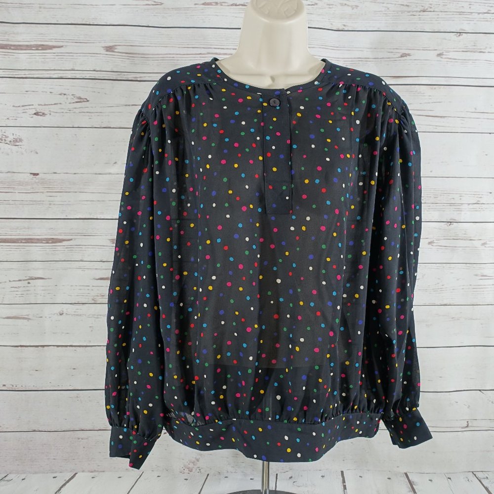 Collection By Josephine Vintage Black Blouse